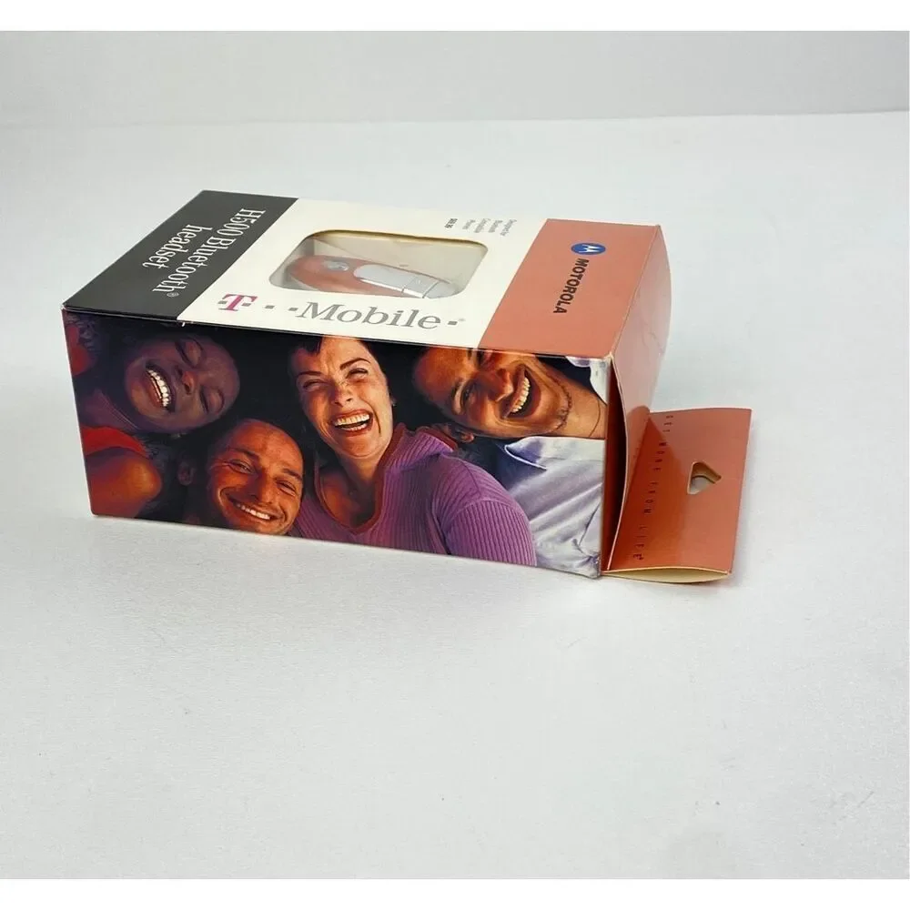 Motorola Bluetooth Headset H500 Ear Piece Orange Handsfree Headset Original Box
